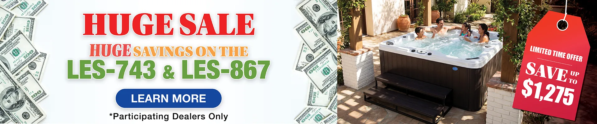 Calspas hot tub being used in a family setting - Saint Cloud